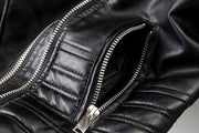 Bianca | Women's Quilted Studded Leather Jacket