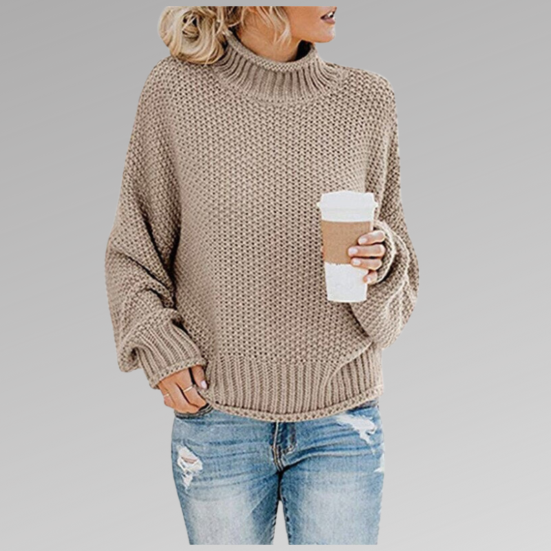 Rosa | Women's Chunky Knit Turtleneck Jumper