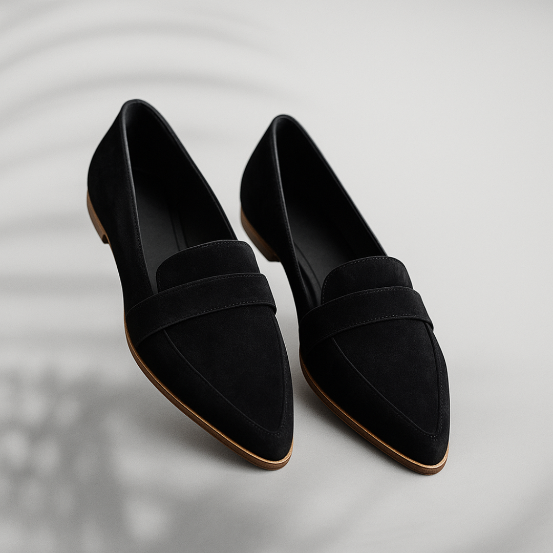 Rosamund | Women's Suede Pointed Toe Loafers for Effortless Elegance