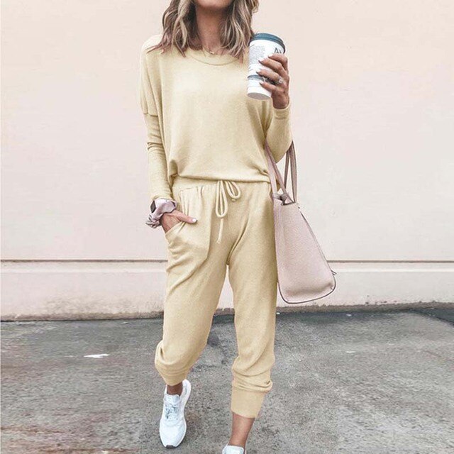 Cosy | Long Sleeve Top & Drawstring Jogger Trousers Set