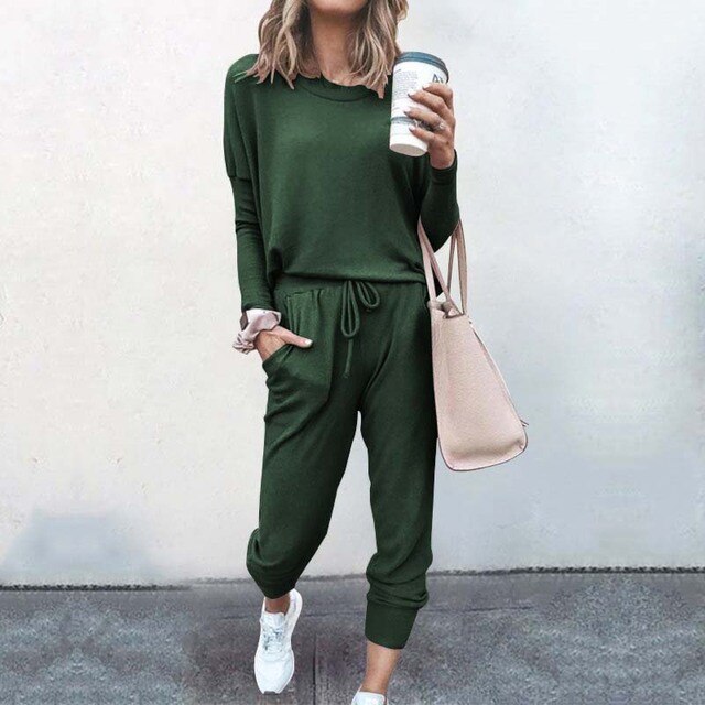 Cosy | Long Sleeve Top & Drawstring Jogger Trousers Set