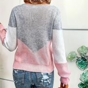 Seraphina | Women's Colorblock Crochet Knit Jumper