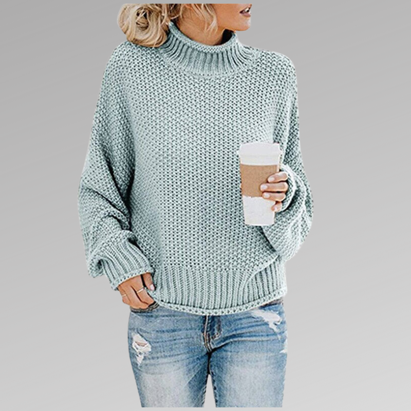 Rosa | Women's Chunky Knit Turtleneck Jumper
