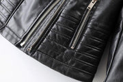 Bianca | Women's Quilted Studded Leather Jacket