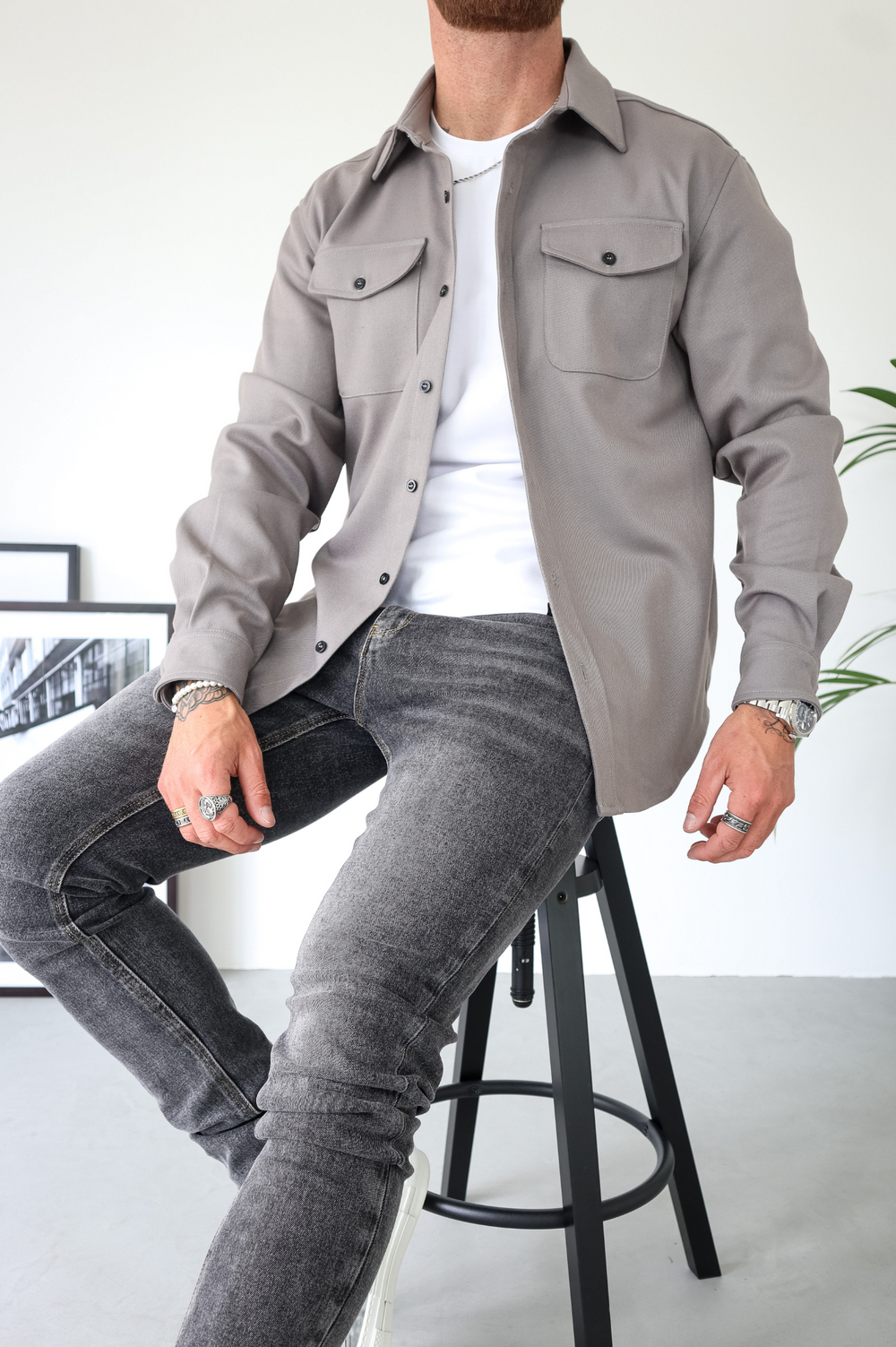 Leo | Men's Suede Overshirt Jacket