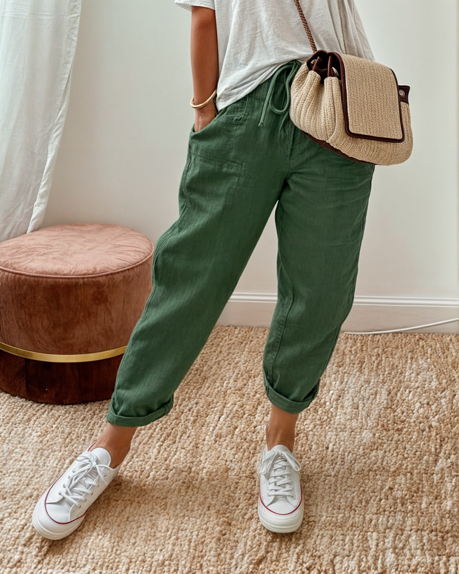 Albertine | Women's Linen Jogger Trousers