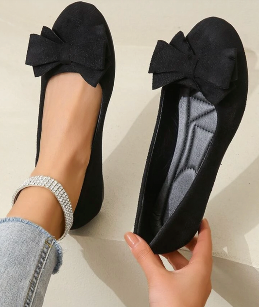 Wilhelmine | Women's Bow Detail Ballet Flats