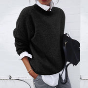 Nini | Oversized Mock Neck Knit Jumper