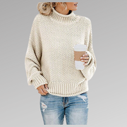 Rosa | Women's Chunky Knit Turtleneck Jumper