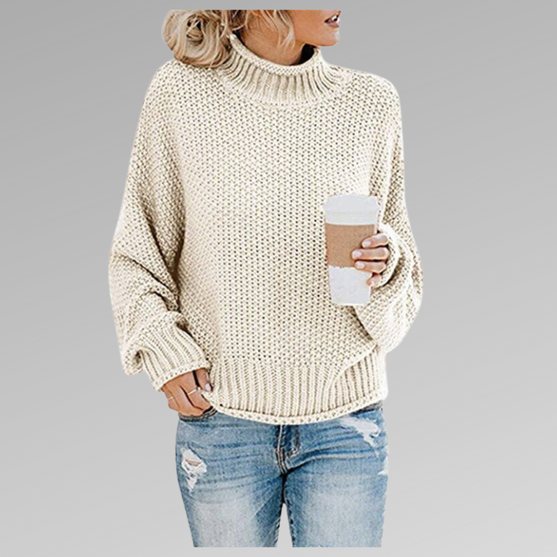 Rosa | Women's Chunky Knit Turtleneck Jumper