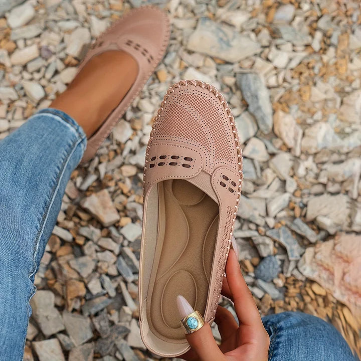 Bernadette | Women's Woven Slip-On Flats for Effortless Comfort