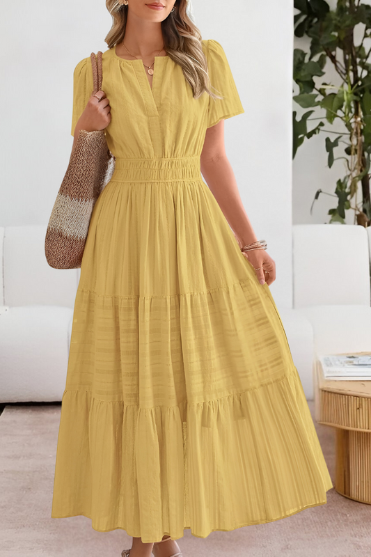Perpetua | Women's Tiered Midi Dress for Effortless Summer Style