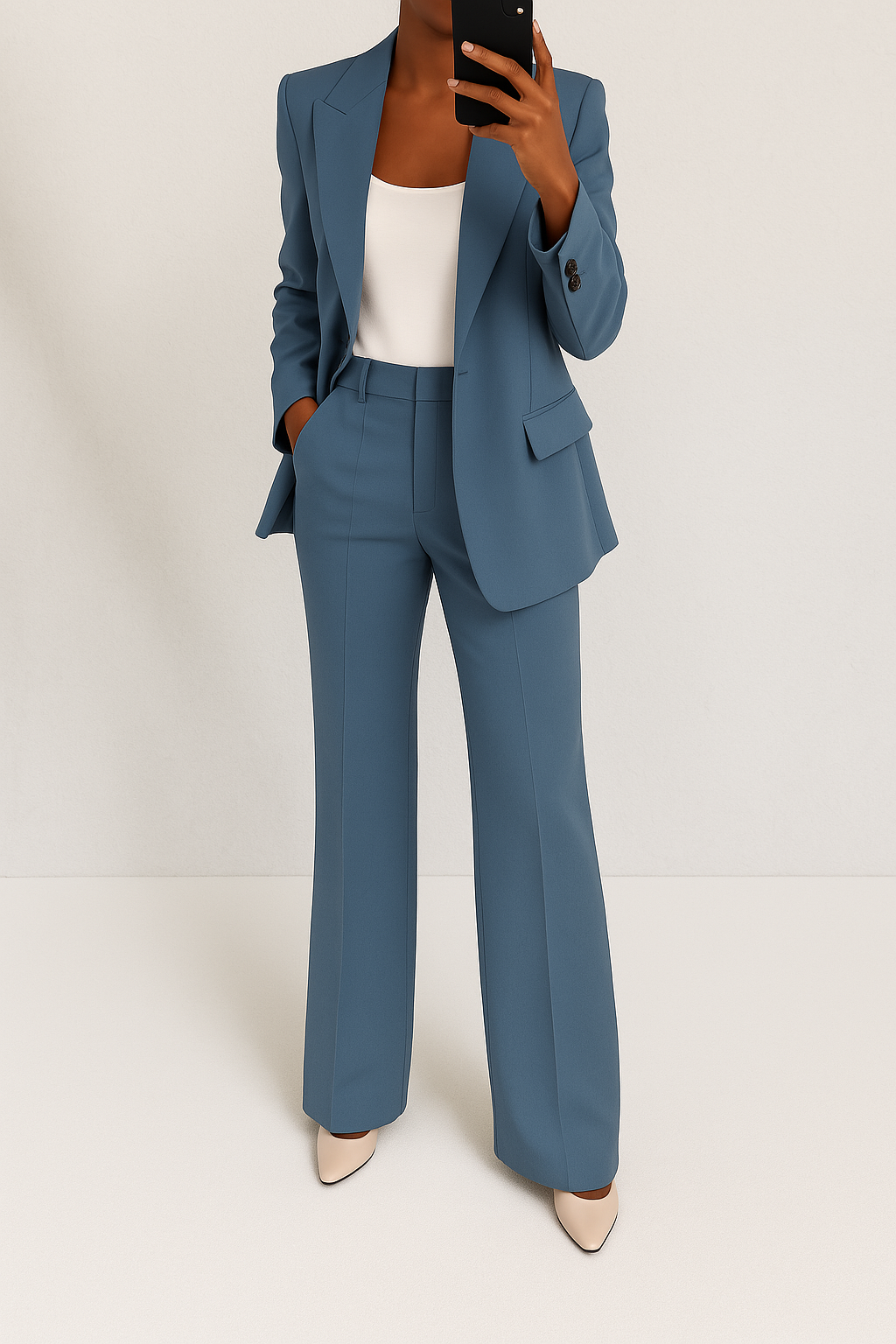 Octavia | Women's Tailored Blazer Trouser Suit for Effortless Power Dressing