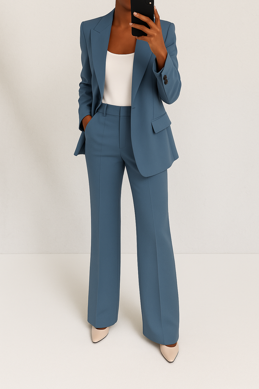 Octavia | Women's Tailored Blazer Trouser Suit for Effortless Power Dressing
