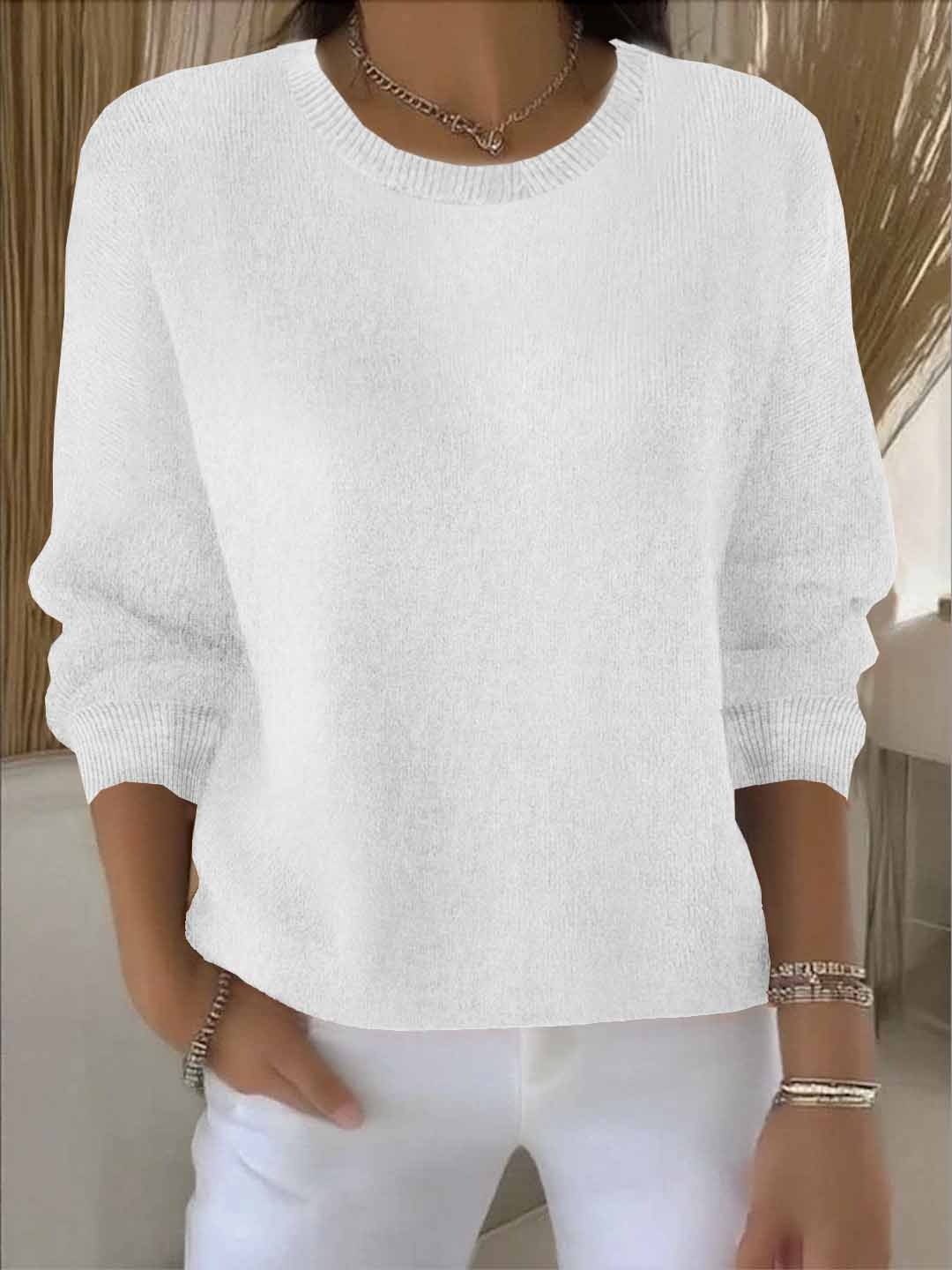 Sina | Women's Batwing Sleeve Crew Neck Jumper