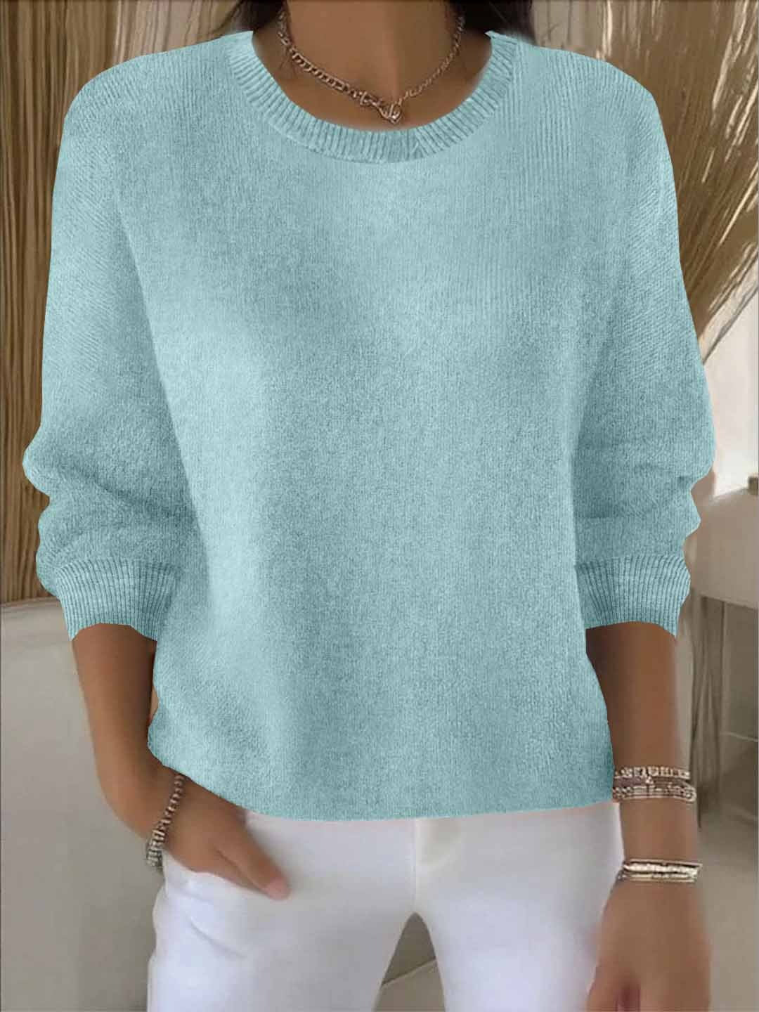 Sina | Women's Batwing Sleeve Crew Neck Jumper