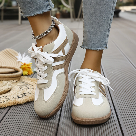 Odalys | Women's Retro Lace-Up Trainers