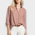 Arina Striped Classic Button-Down Shirt