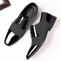 Henry | Men's Black Textured Oxford Shoes