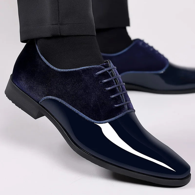Oliver | Men's Black Patent Leather Oxford Shoes