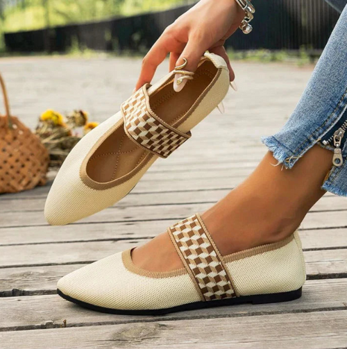 Amarante | Women's Pointed Toe Woven Flats