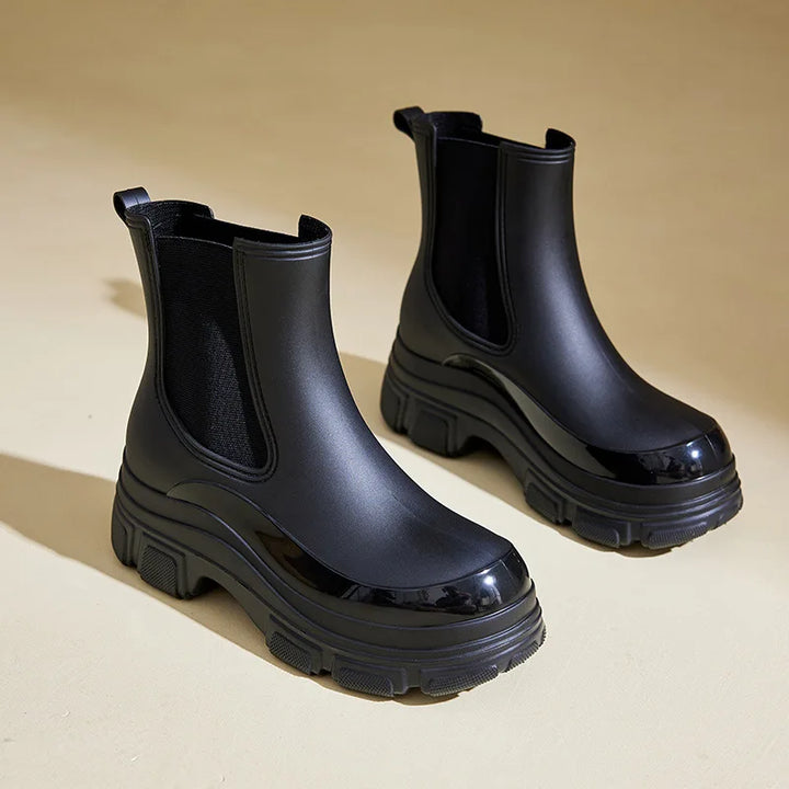 Sophia | Women’s Chunky Sole Slip On Ankle Boots