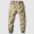 Ethan | Men's Khaki Cargo Jogger Pants