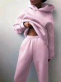 Zoe | Pullover Hoodie & Jogger Sweatpant Loungewear Set
