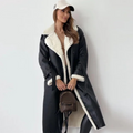 Anouk | Shearling Collar Faux Fur Coat