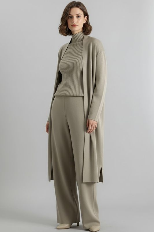 Chloe | Women's Knitted Co-ord Set for Effortless Layering