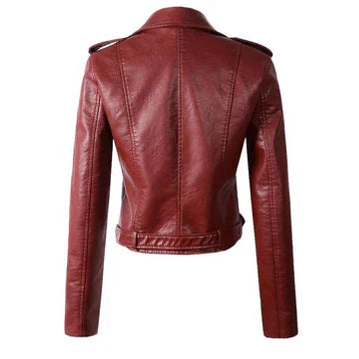 Sienna | Women's Faux Leather Belted Jacket