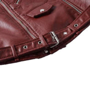 Sienna | Women's Faux Leather Belted Jacket