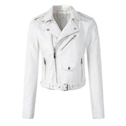 Sienna | Women's Faux Leather Belted Jacket