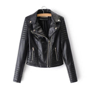 Bianca | Women's Quilted Studded Leather Jacket