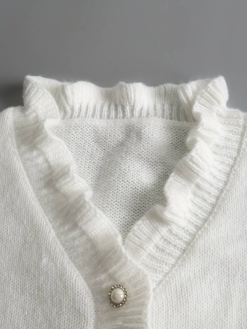 Amy | Women's Ruffle Trim Blouse for Effortless Elegance