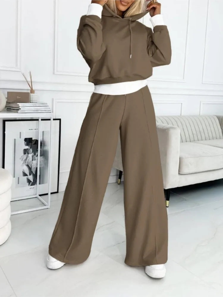 Cozy | Oversized Hoodie & Wide-Leg Jogger Set