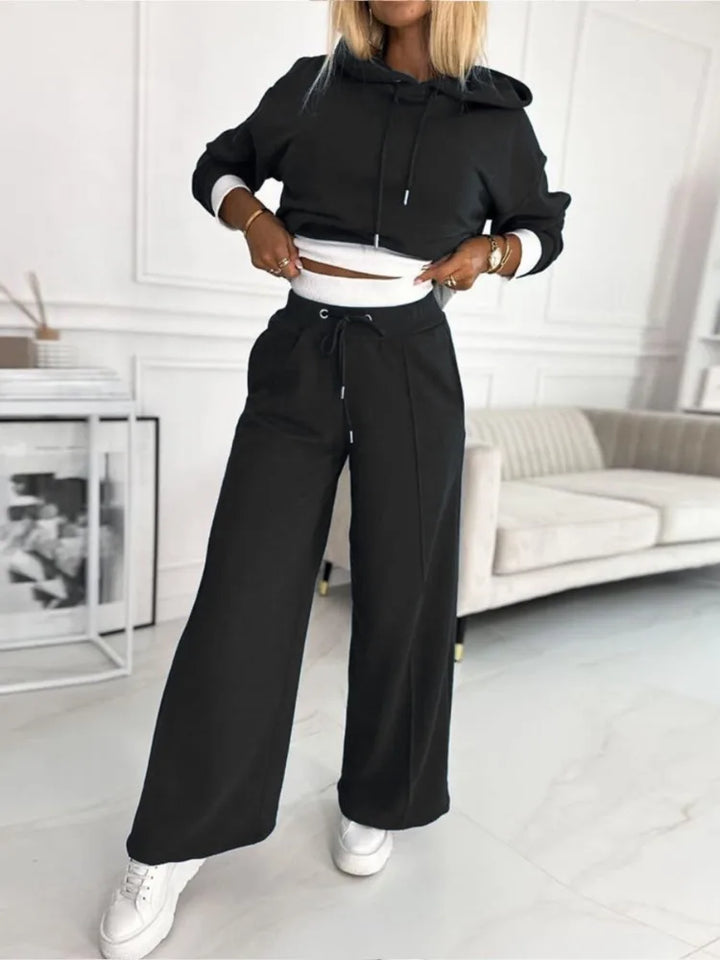 Cozy | Oversized Hoodie & Wide-Leg Jogger Set