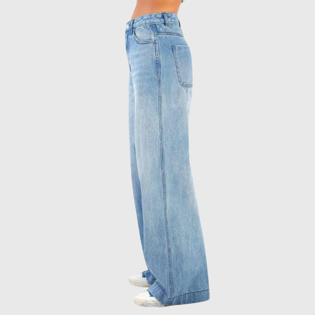 Sloane | High-Waist Wide-Leg Denim Jeans