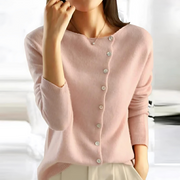 Chiara | Asymmetric Collar Knit Cardigan