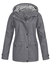 Josephine | Waterproof Hooded Rain Jacket