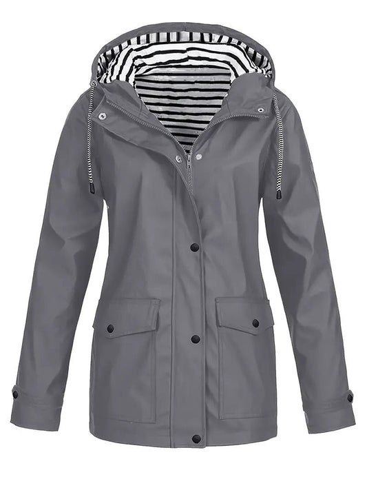 Josephine | Waterproof Hooded Rain Jacket