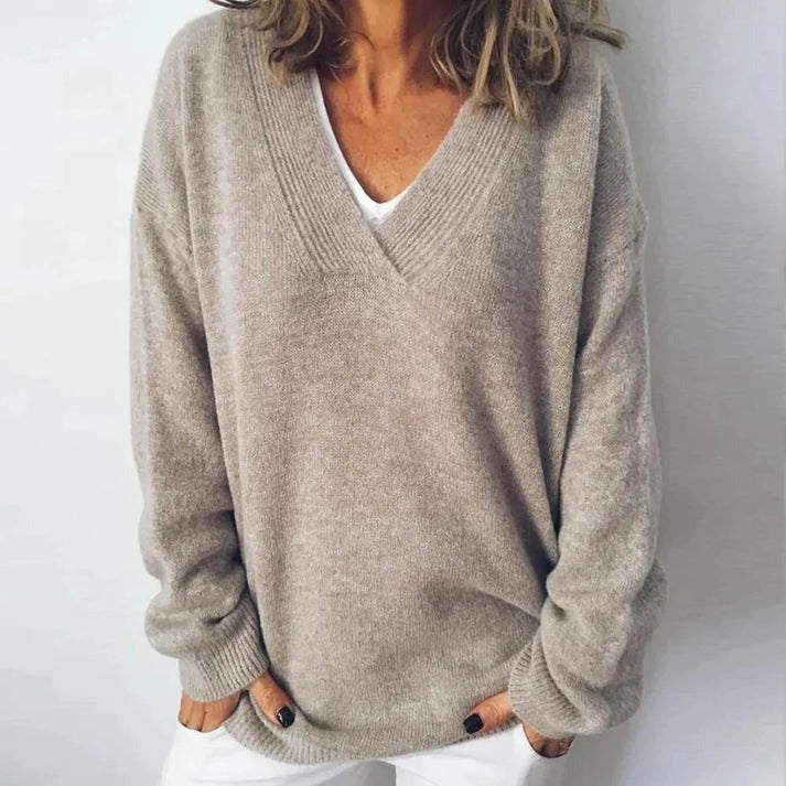 Miriam | V-Neck Oversized Jumper
