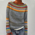 Astrid | Women's Print Fair Isle Jumper