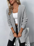 Ulrika | Women's Waffle Knit Open Front Cardigan
