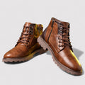Jack | Men's Brown Leather Lace-Up Boots