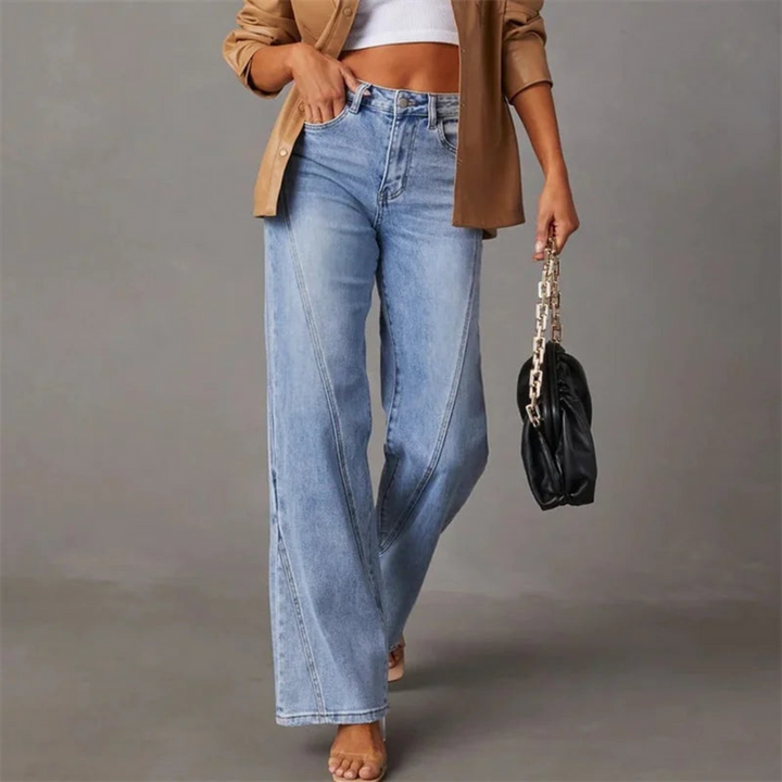 Reese | High-Waist Straight-Leg Denim Jeans